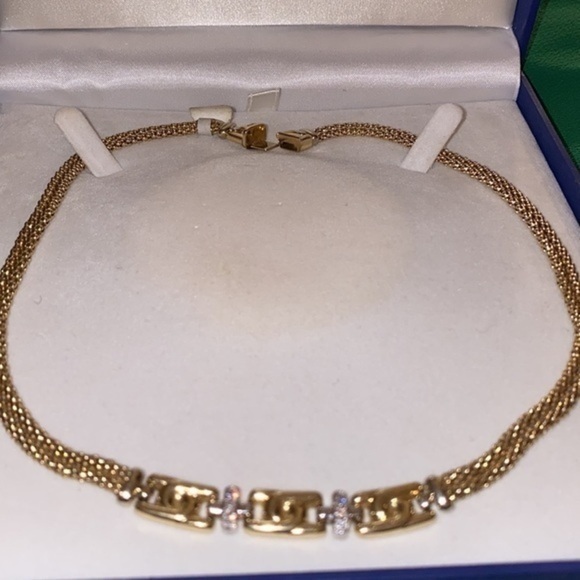 - Gold beautiful Necklace very elegant 14k Italian gold catalog design - Picture 12 of 13